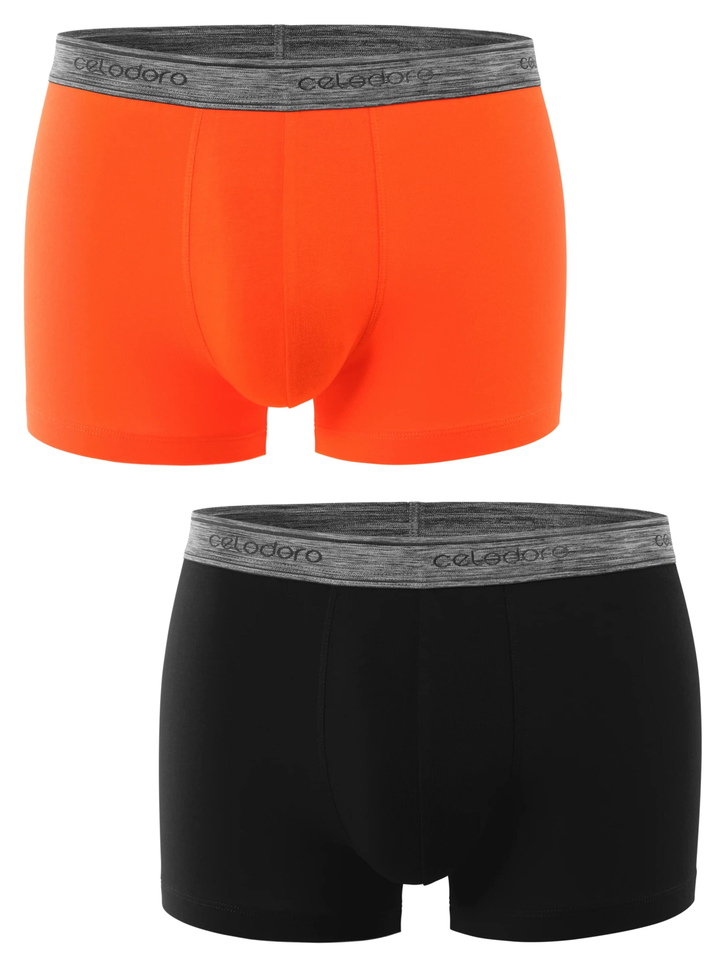 celodoro Boxershorts 'Elastix'‌‌‌‌‌‌‌ in Orange: Vorderseite