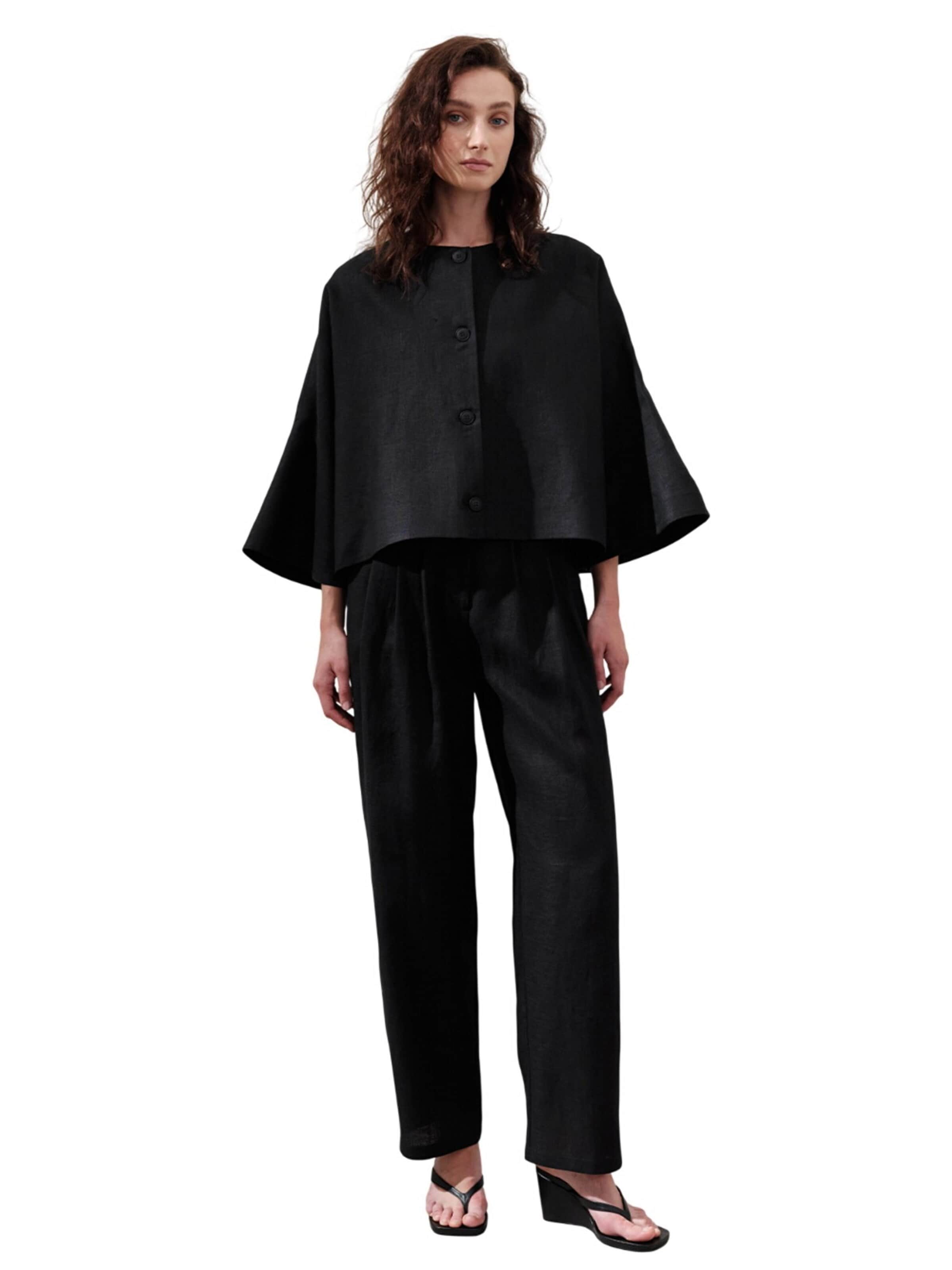 MANUKA Regular Broek in Zwart