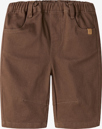 Baggy Pantalon Lil'Atelier en marron : devant