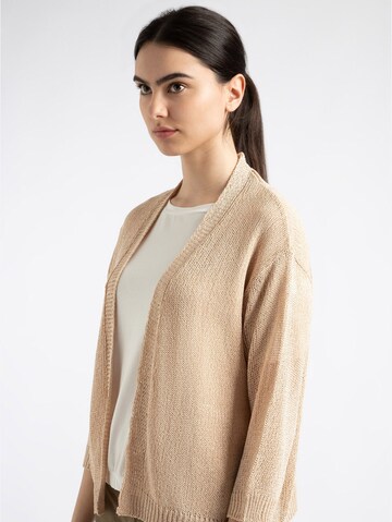 MORE & MORE Strickjacke in Beige