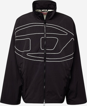 DIESEL Демисезонная куртка 'VATEL' в Черный: спереди