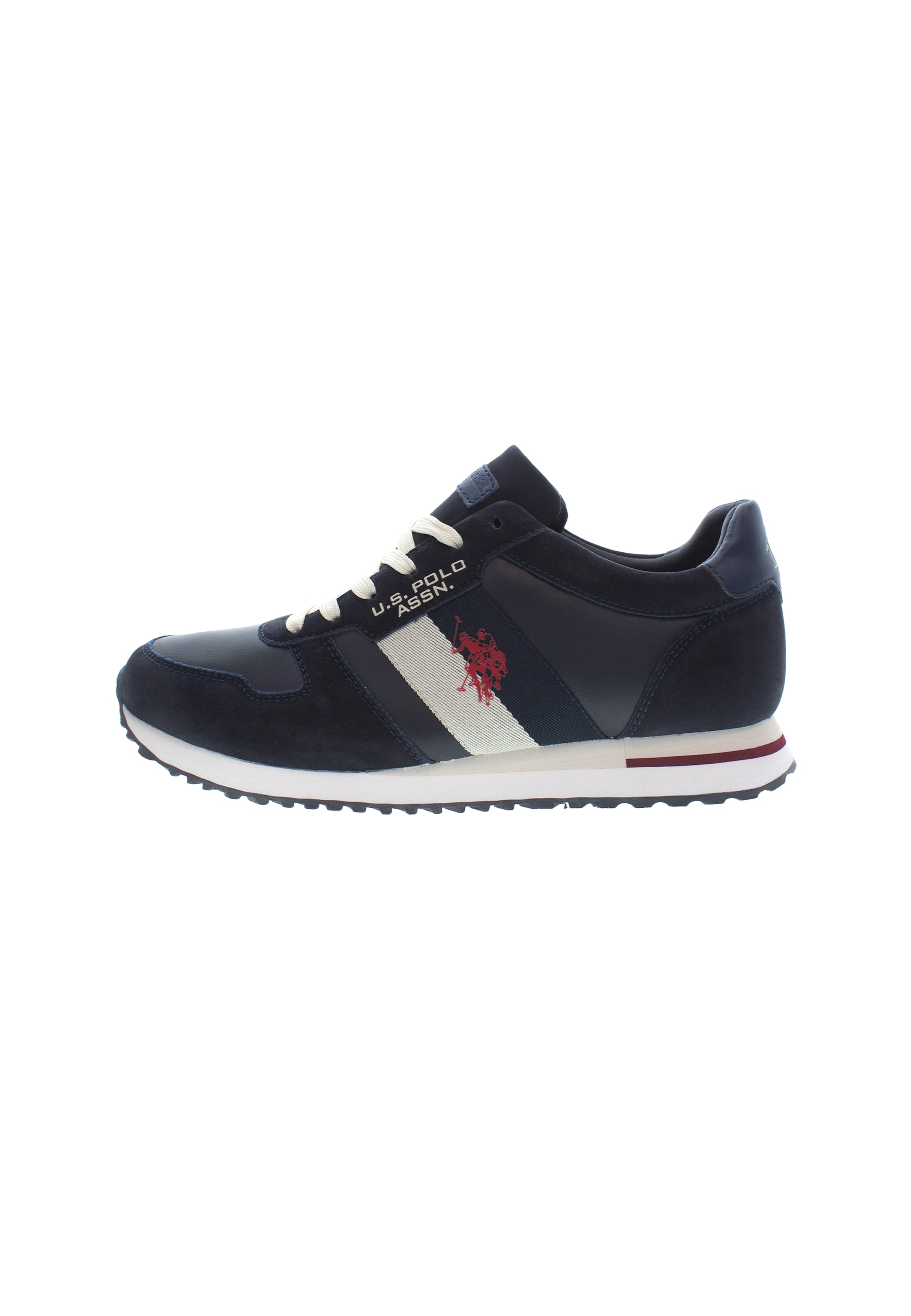 Baskets basses U.S. POLO ASSN. en bleu : devant