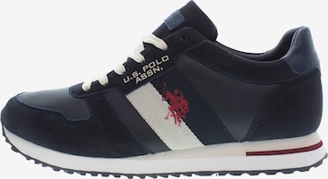 Baskets basses U.S. POLO ASSN. en bleu : devant