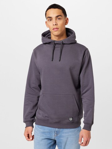 Lake View Sweatshirt 'Jonas' in Grey: front