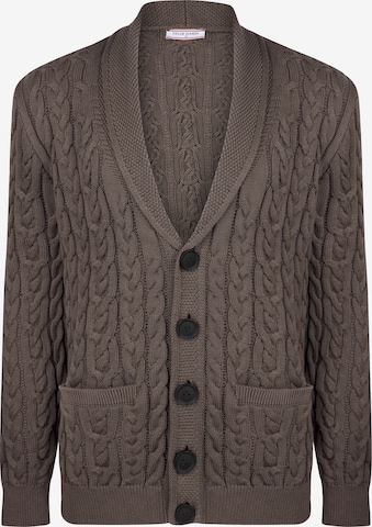 Felix Hardy Вязаная кофта в Коричневый: спереди