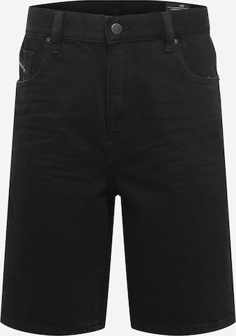 DIESEL Loose fit Jeans in Black: front