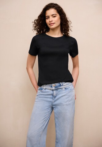 Street One Studio Shirt in Black: front