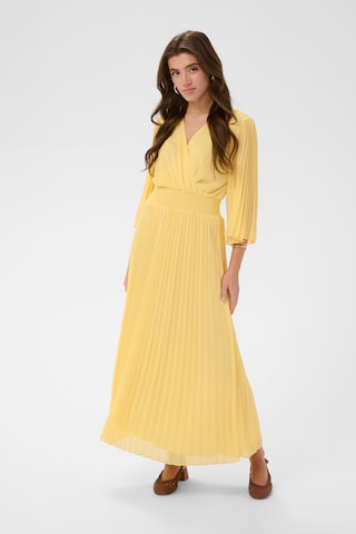 Cream Dress 'CRAluna' in Yellow: front