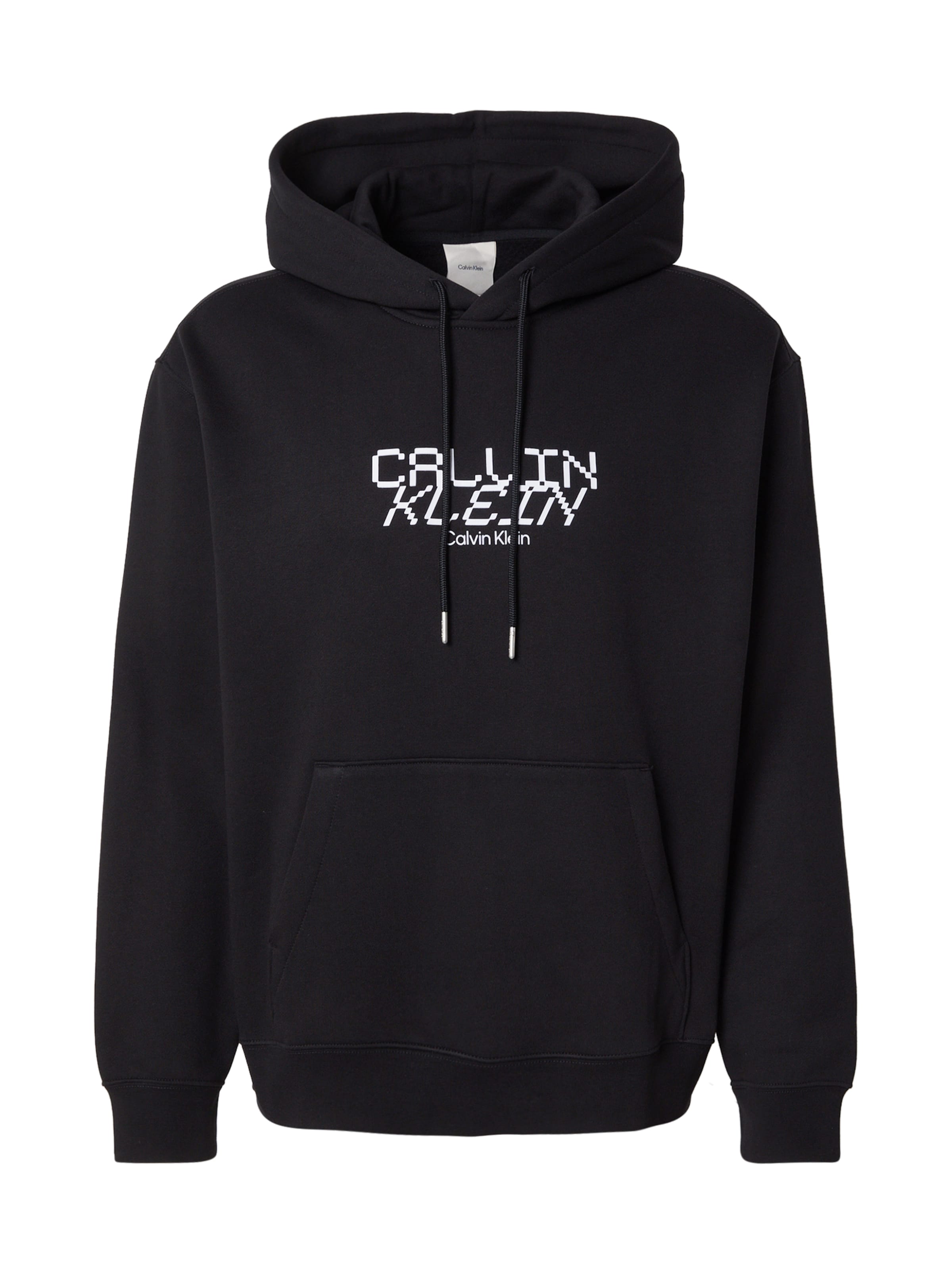 Calvin Klein Μπλούζα φούτερ σε μαύρο: μπροστά