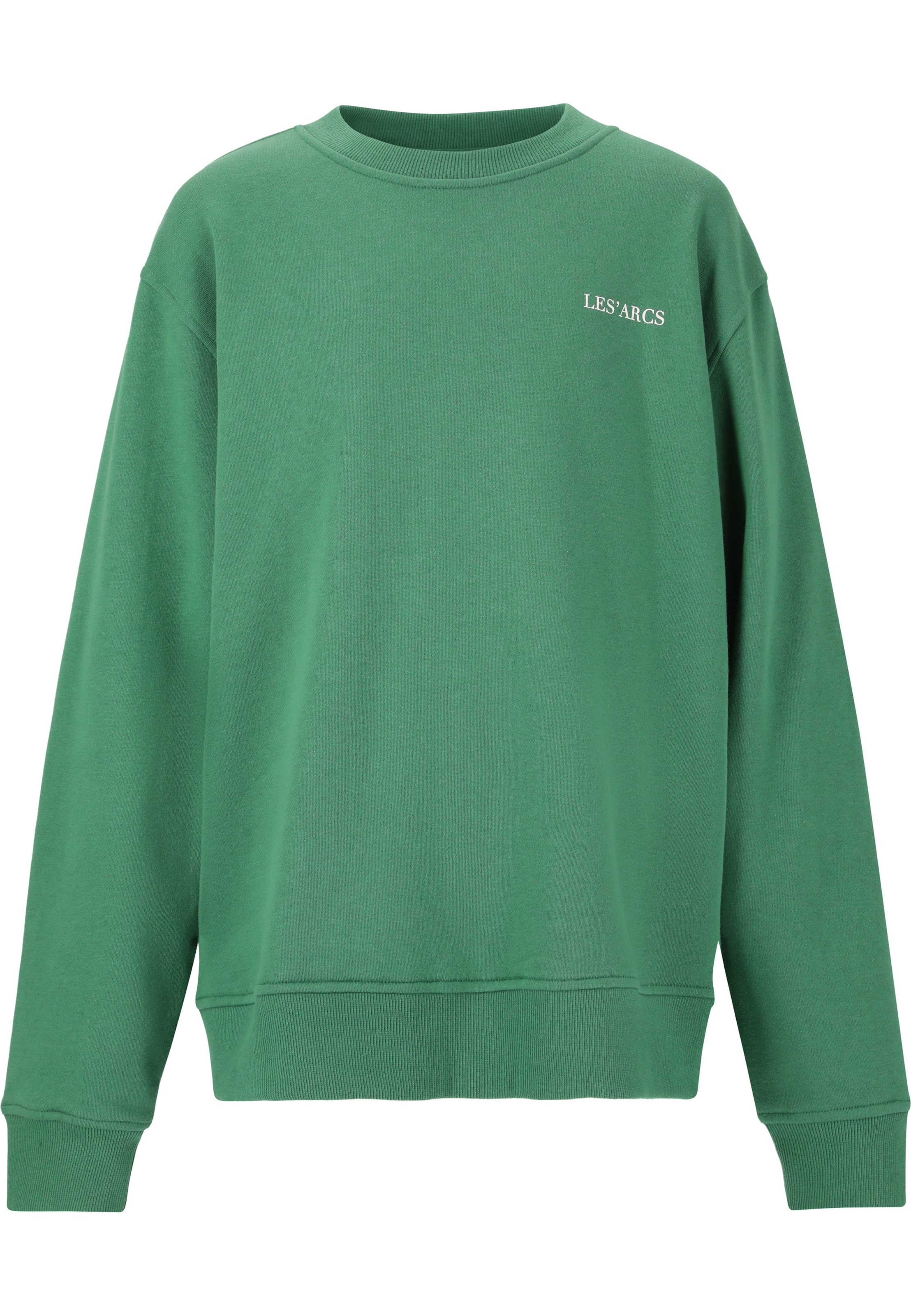 Les'Arcs Sweatshirt 'Deasach' in Groen: voorkant