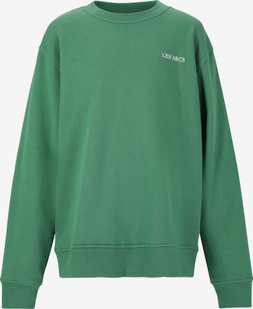 Les'Arcs Sweatshirt 'Deasach' in Groen: voorkant