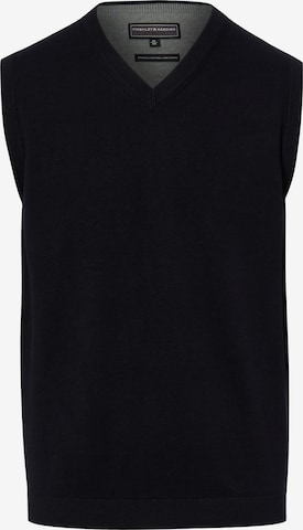 Finshley & Harding Sweater Vest in Black: front