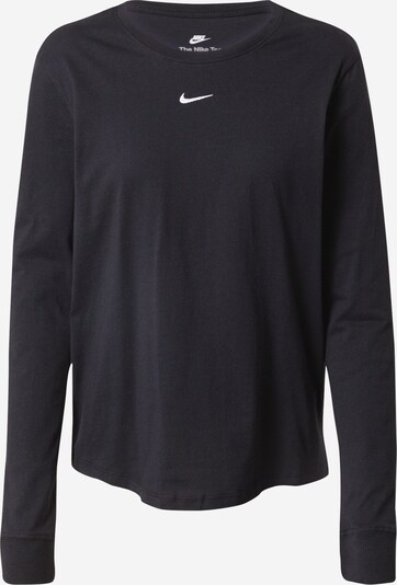 Nike Sportswear Camiseta en negro / blanco, Vista del producto