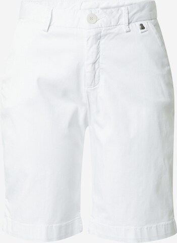Pantaloni de la Herrlicher pe alb: față
