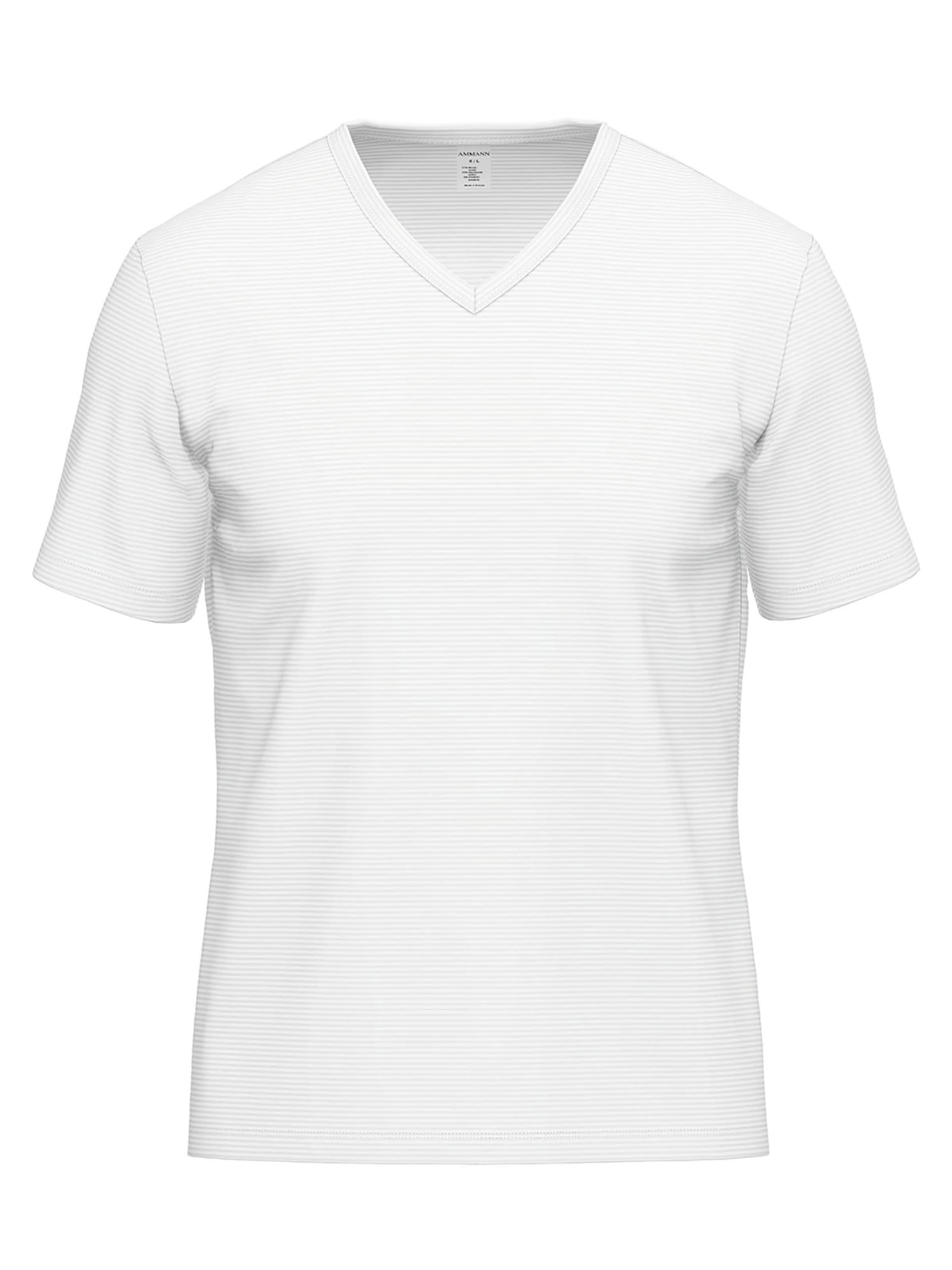 Ammann Undershirt 'Day Modern / Cotton & More' in White: front
