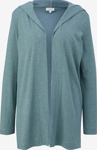 s.Oliver Knit cardigan in Blue: front