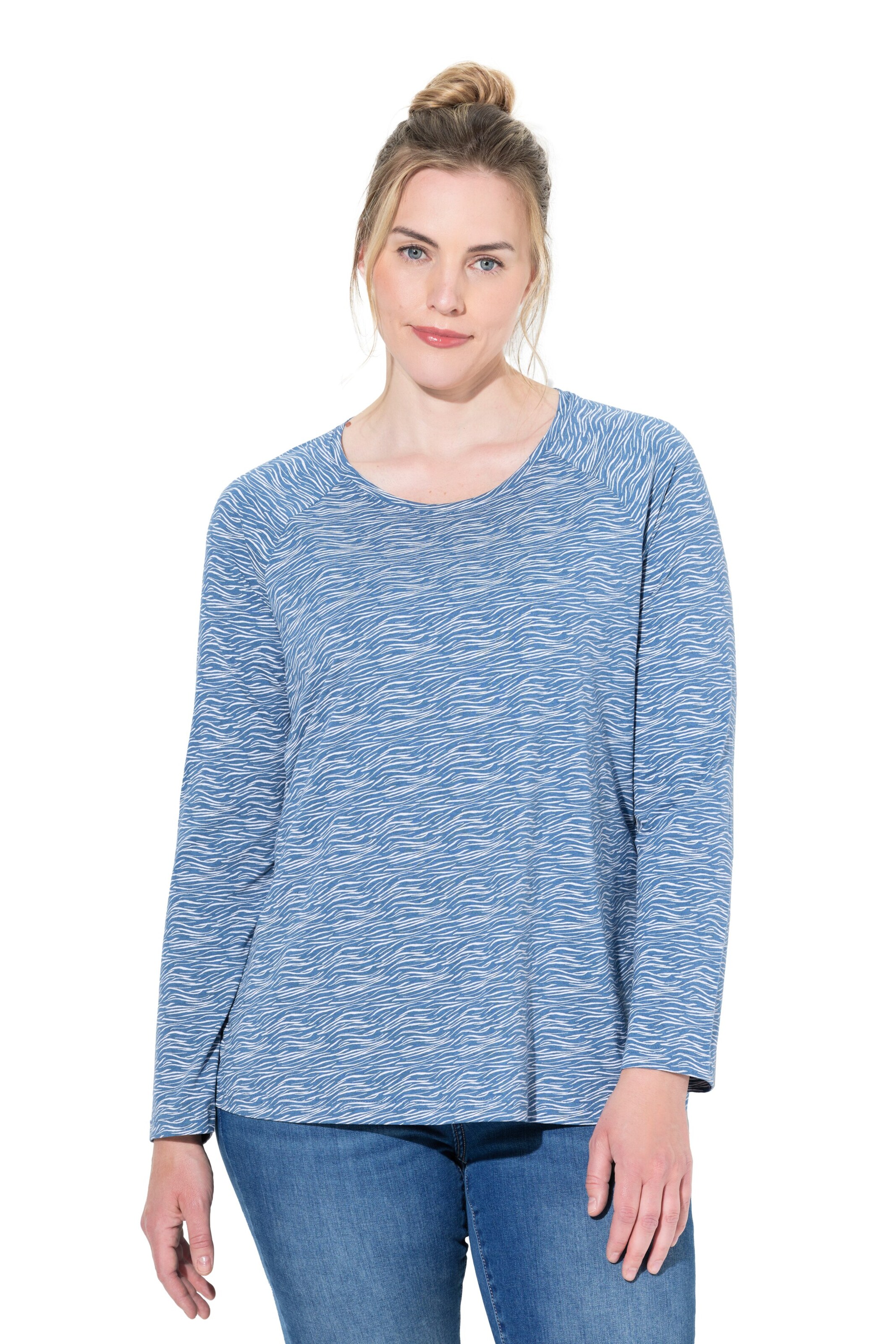T-shirt LAURASØN en bleu : devant