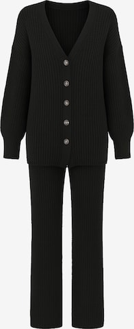 Tenue d'intérieur Elara en noir : devant