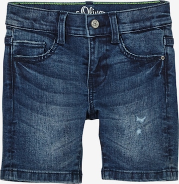 s.Oliver Slimfit Jeans i blå: forside