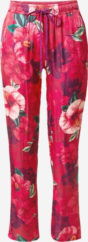 PINKO Regular Broek 'PHEBE' in Roze: voorkant