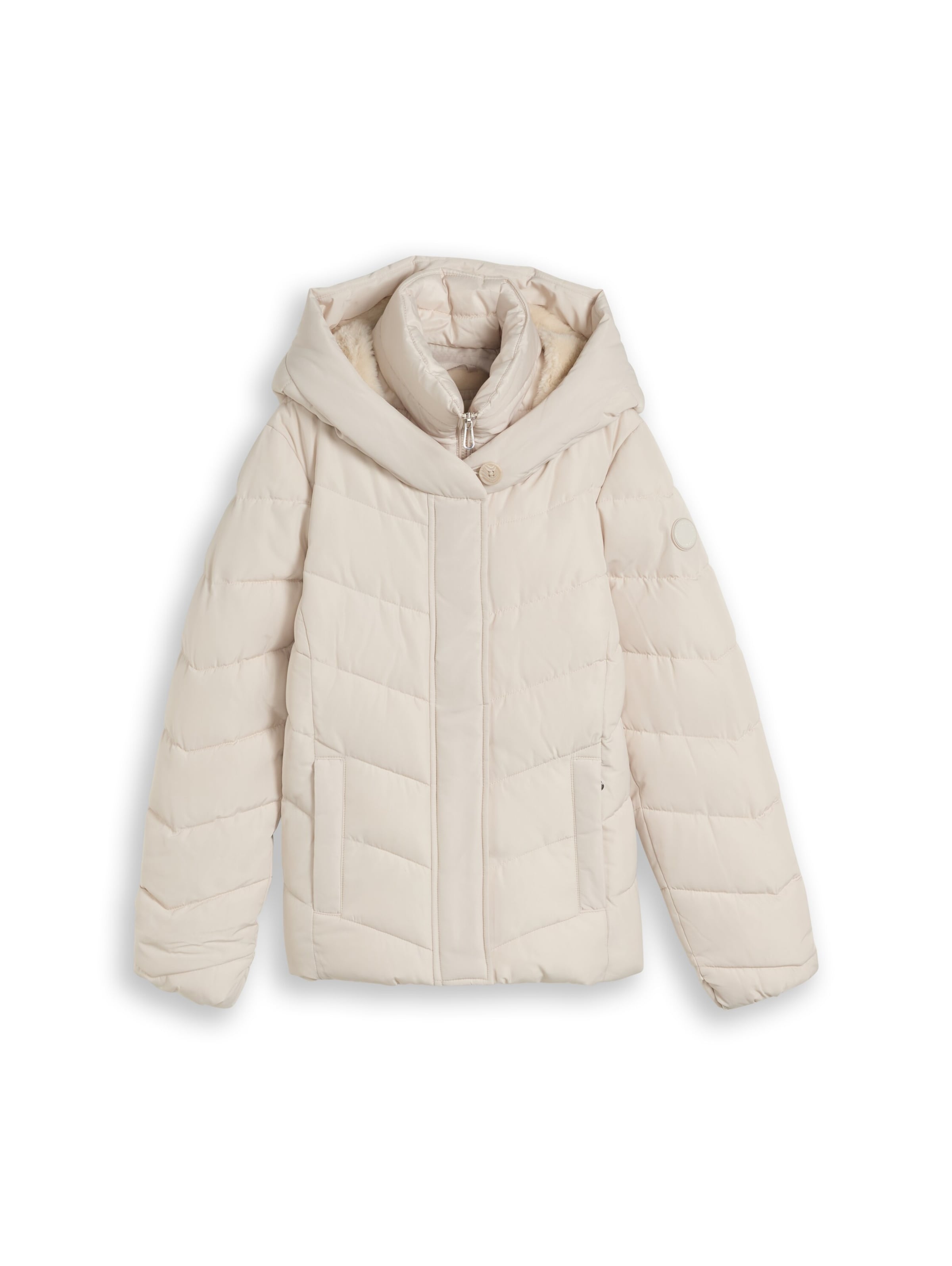 TOM TAILOR Winter jacket in XS in Wool white, Item view