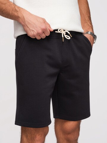 Ombre Regular Pants in Black