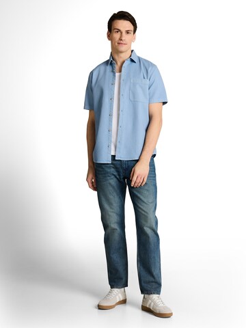 Regular fit Cămașă de la TOM TAILOR pe albastru