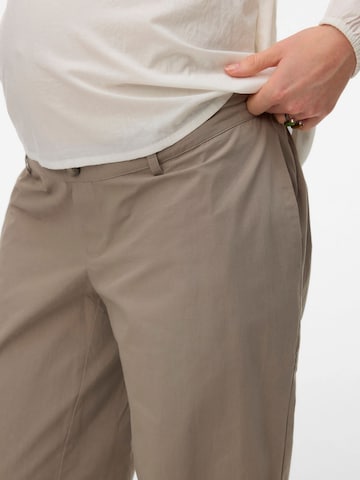 MAMALICIOUS Wide leg Παντελόνι 'MLVilda' σε γκρι