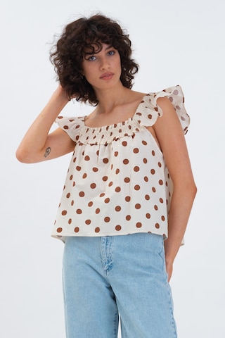 Aligne Top 'Florrie' – bílá: přední strana
