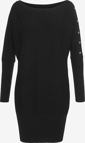 LASCANA Sweater in Black: front