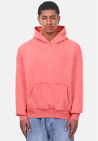 Dropsize Sweatshirt 'Embo' in Roze: voorkant