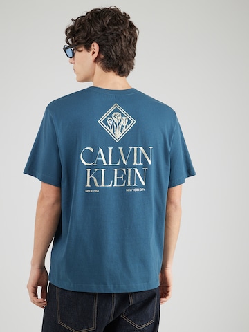 Calvin Klein JeansMajica - plava boja: prednji dio