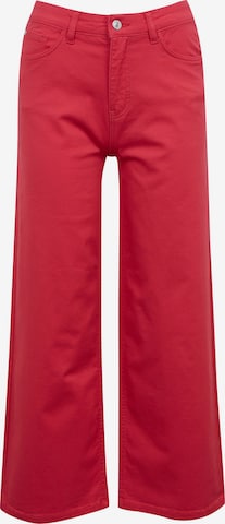 Orsay Wide leg Jeans in Red: front