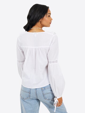 BRAVE SOUL Bluse i hvid