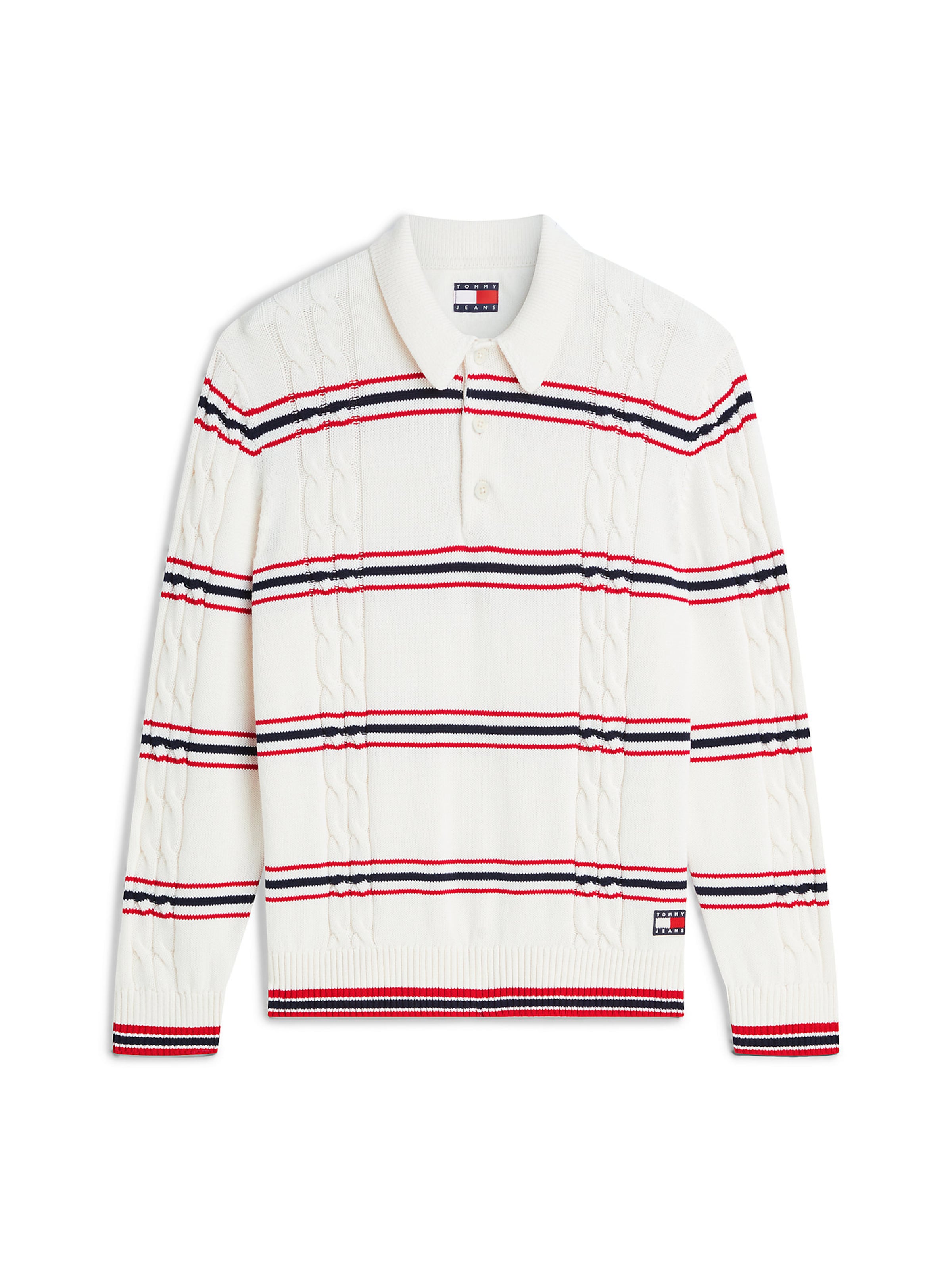 Pull-over Tommy Jeans en blanc : devant