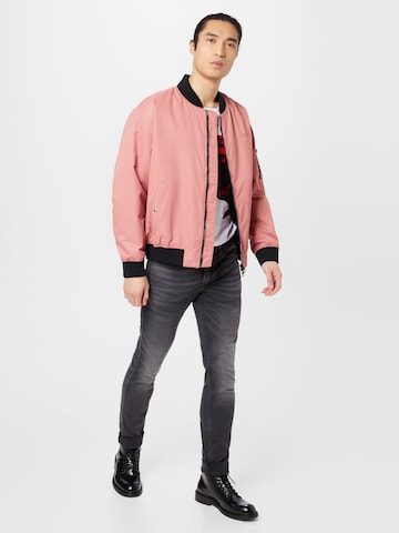 HUGO Between-Season Jacket 'Byler' in Pink