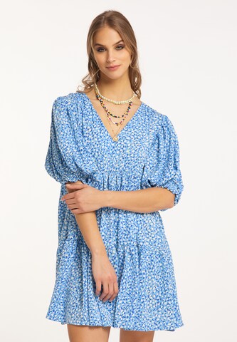 Robe 'Gaya' IZIA en bleu : devant