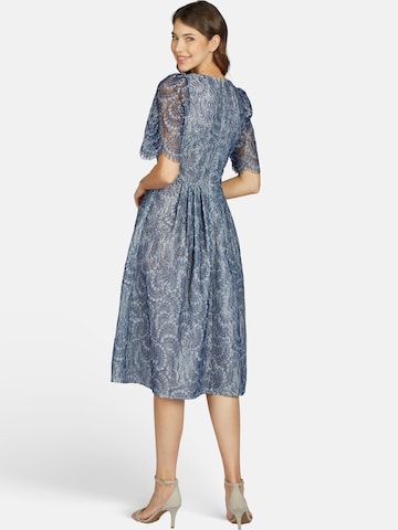 Robe de cocktail KLEO en bleu