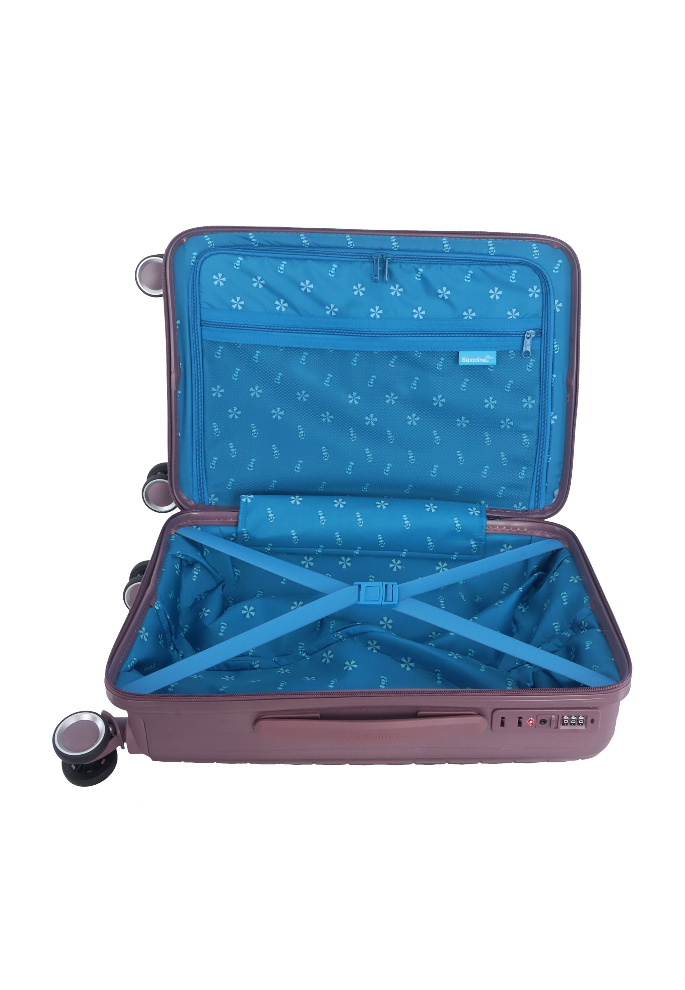 Saxoline Suitcase 'Resort' in Purple