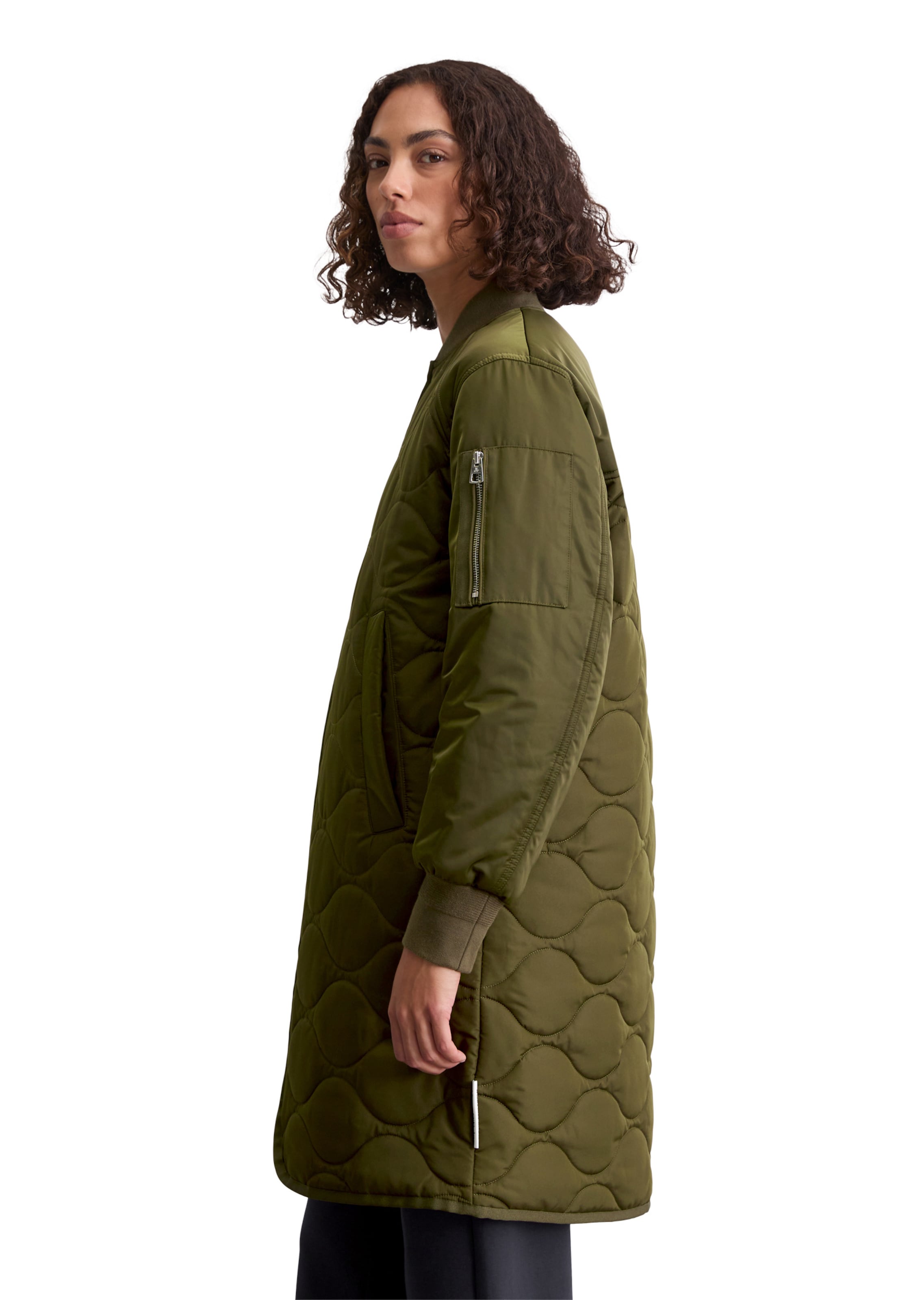 Marc O'Polo Mantel in Grün