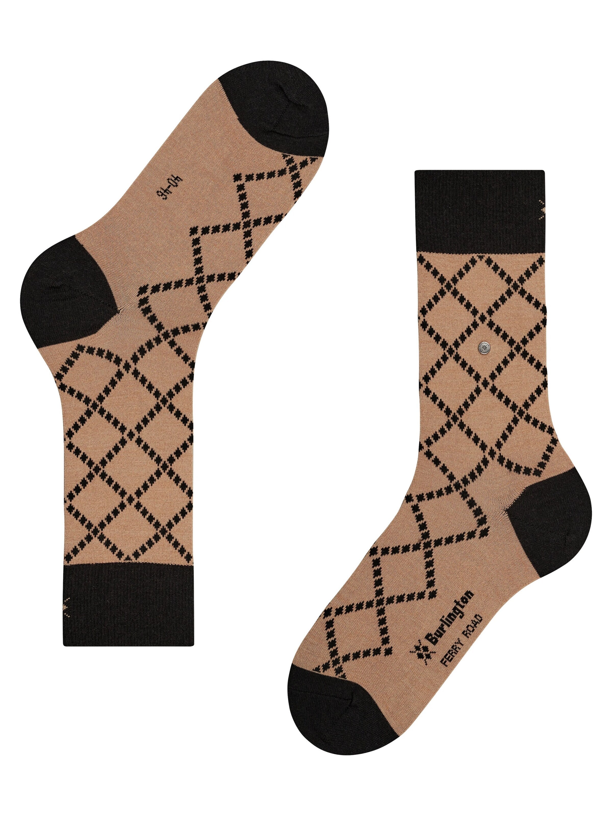 BURLINGTON Socks 'Ferry Road' in Beige