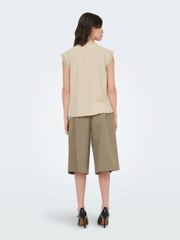 JDY Тениска 'JDYSAY' в бежово