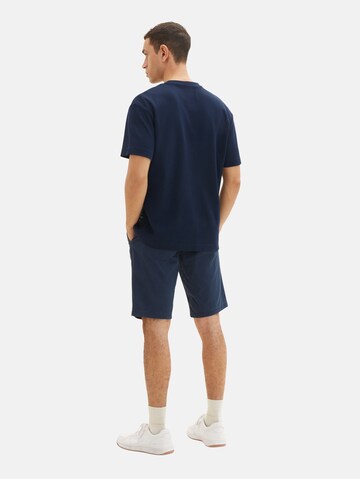 TOM TAILOR Regular Shorts in Blau