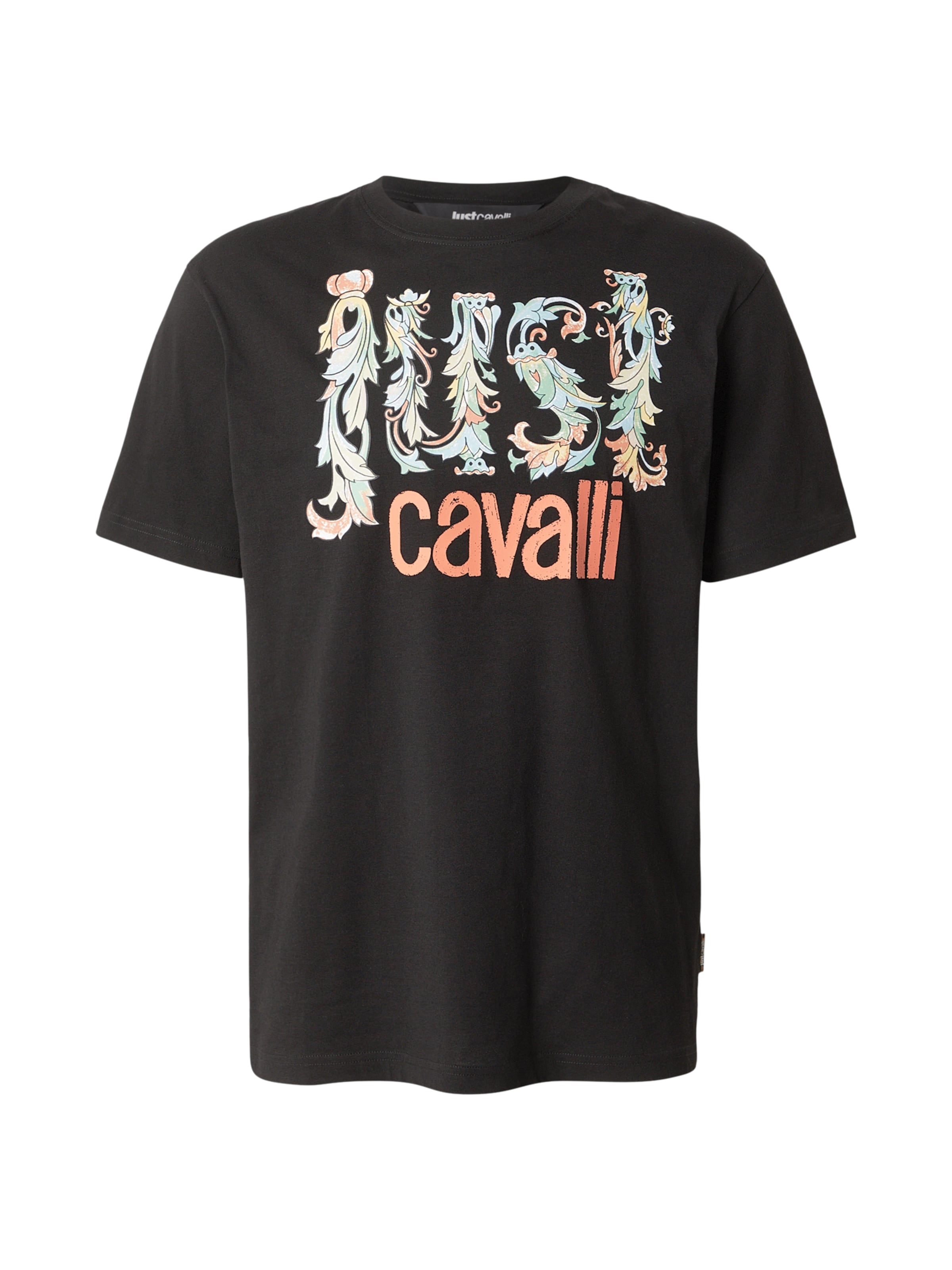 Just Cavalli Tričko - Čierna: predná strana