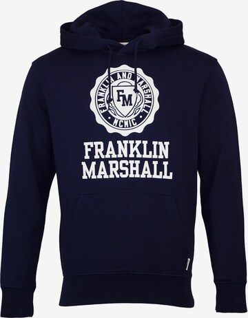 FRANKLIN & MARSHALL Sweatshirt in Blauw: voorkant