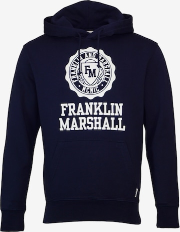 FRANKLIN & MARSHALL Sweatshirt in Blauw: voorkant