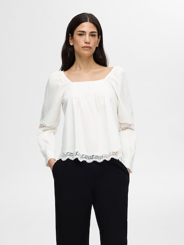 SELECTED FEMME Blouse in Wit: voorkant