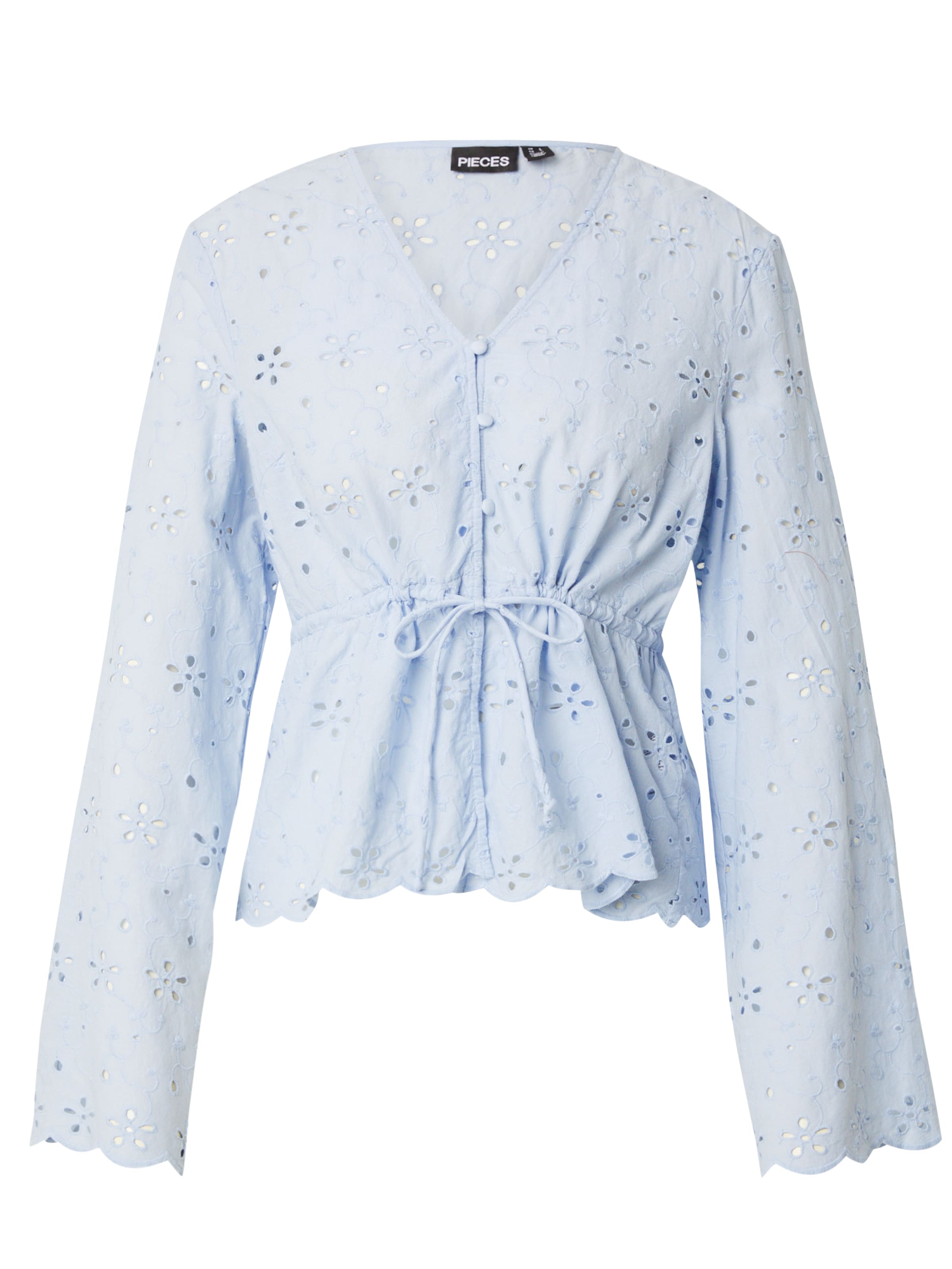 PIECES Pluus 'PCTARMORINE', värv sinine: eest vaates