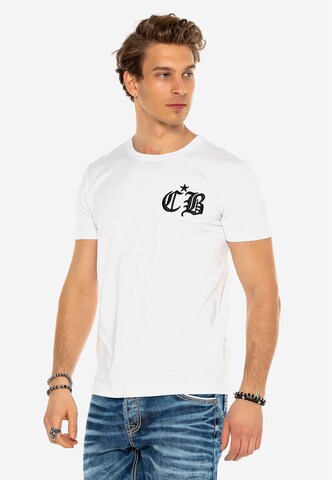 CIPO & BAXX Shirt 'CT573' in Wit