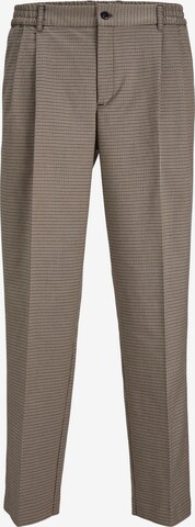 Loosefit Pantalon à pince 'Karl' JACK & JONES en beige : devant